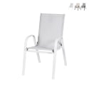 Chaise de jardin moderne d'extérieur avec accoudoirs Kirel Offre