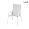 Chaise de jardin moderne d'extérieur avec accoudoirs Kirel Offre