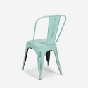chaise de cuisine design industriel vintage en métal shabby chic style steel old Catalogue