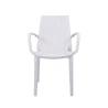 Chaise de jardin en polypropylène effet rotin avec accoudoirs Paros Réductions