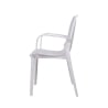 Chaise de jardin en polypropylène effet rotin avec accoudoirs Paros Catalogue
