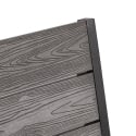 Chaise d'extérieur en aluminium avec accoudoirs et lattes effet bois Amalfi Réductions