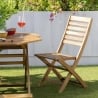 Chaise pliante Bali en bois pour intérieur et extérieur Vente
