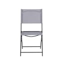 Chaise pliante d'extérieur en fer polyester PVC Maratea Réductions