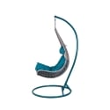 Chaise à bascule en acier avec coussin rembourré Nirel Offre
