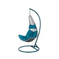 Chaise à bascule en acier avec coussin rembourré Nirel Promotion