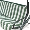 Balancelle de jardin 3 places avec toit pare-soleil Javik Caractéristiques