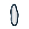 Miroir mural sculpté en velours bleu 160x40x4cm Chanel Promotion