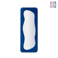 Miroir mural avec cadre en velours 160x60x4 cm Theodor Promotion