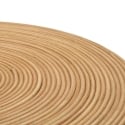 Table basse ronde en rotin 56x48x48cm style bohème chic Teyra Remises