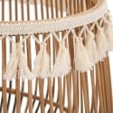 Ensemble de 2 paniers ronds en rotin et tissu Fuji Remises