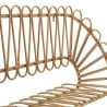 Étagère murale en métal et rotin style bohème chic Panama Réductions