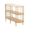 Console d'entrée en métal et rotin 3 étagères boho chic Panama Remises