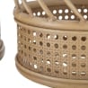Ensemble de 2 porte-plantes ronds en métal et rotin Panama Catalogue