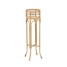 Support pour pots rond en métal et rotin Panama Stand Promotion
