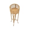 Support pour pots rond en métal et rotin Panama Stand Offre