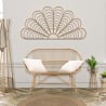Porte-manteau en rotin avec porte-parapluies 49x175cm Panama Vente