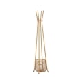 Porte-manteau en rotin avec porte-parapluies 49x175cm Panama Promotion