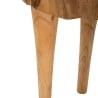 Tabouret artisanal en teck style ethnique naturel Kursi Catalogue