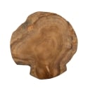 Tabouret artisanal en teck style ethnique naturel Kursi Choix