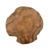 Tabouret artisanal en teck style ethnique naturel Kursi Choix