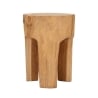 Tabouret en teck artisanal style ethnique Stold Offre