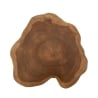Tabouret artisanal en bois de teck naturel style ethnique Budut Catalogue