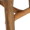 Tabouret en teck design naturel ethnique Sel Slim Modèle