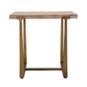 Table carré 80x80cm en bois et métal style industriel Ankara Offre