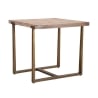 Table carré 80x80cm en bois et métal style industriel Ankara Remises