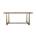 Table à manger en bois et métal 90x180 cm style industriel Ankara Offre