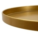 Table haute ronde en métal doré 51x100 cm Doha Remises