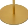 Table haute ronde en métal doré 51x100 cm Doha Réductions