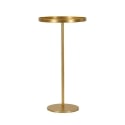 Table haute ronde en métal doré 51x100 cm Doha Offre