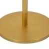 Table haute en métal doré design moderne 41x80cm Doha Réductions