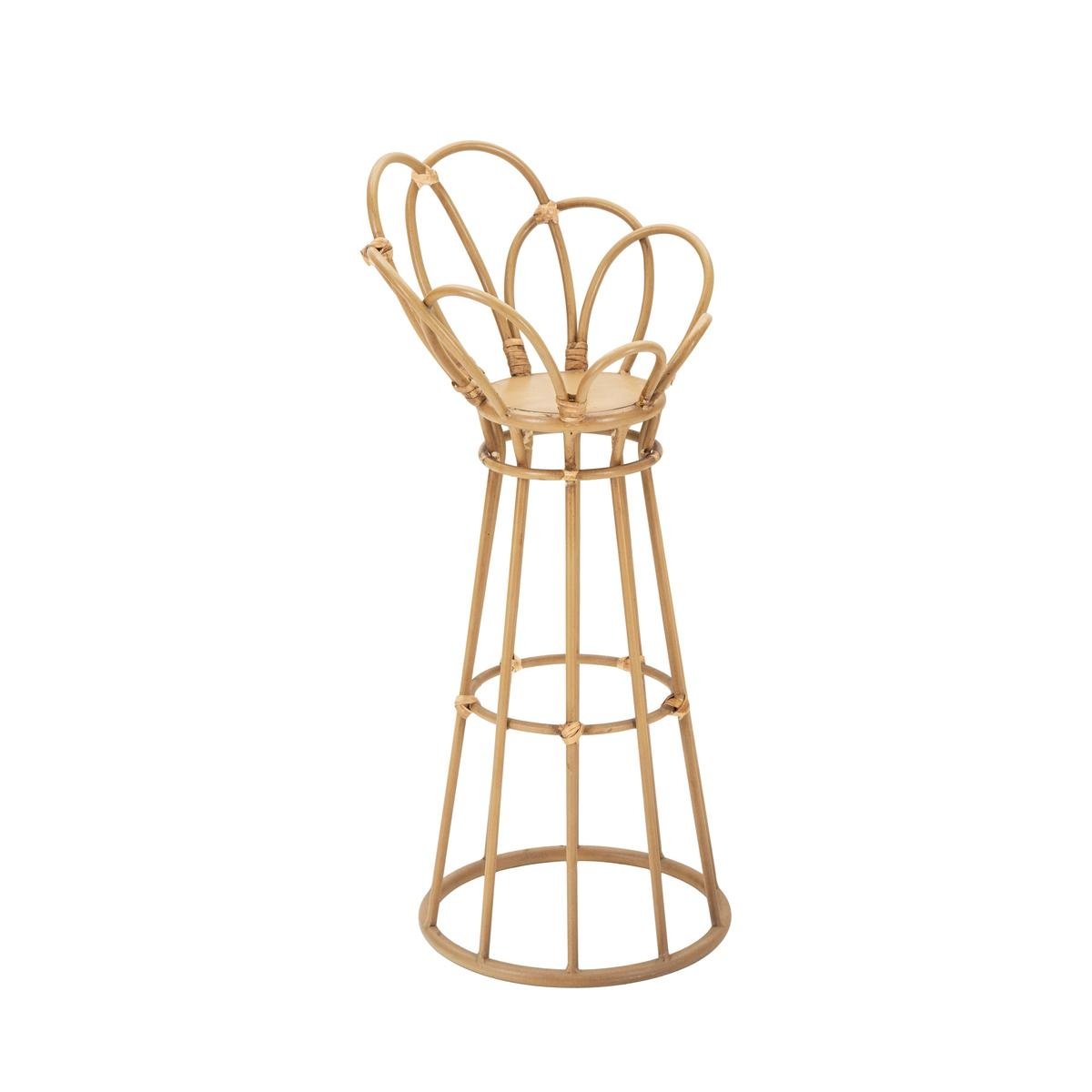 Supports pour plantes en métal et rotin style bohème chic Panama Tower Promotion Supports pour plantes en métal et rotin style bohème chic Panama Tower Promotion