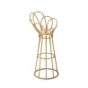 Supports pour plantes en métal et rotin style bohème chic Panama Tower Promotion