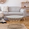 Table basse ronde en rotin et verre 75x44,5 cm Panama Circlce Vente