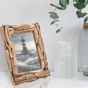 Cadre photo à poser en bois rectangulaire 21x26 cm Nature Vente