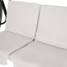 Balancelle de jardin 3 places avec toit pare-soleil 230x120x165 cm gris Deluxe Réductions