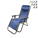 Chaise longue de plage et jardin Rio, inclinable et pliable Réductions