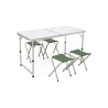 Ensemble table valise et 4 tabourets pliants de camping Pic-Quick Promotion