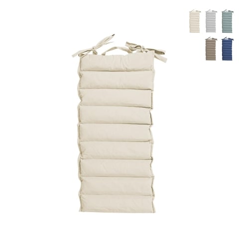 Cuscino outdoor imbottito idrorepellente rettangolare 45x95cm Delua Promotion