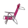 Chaise longue de plage avec coussin et accoudoirs en aluminium Brasile Remises
