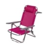 Chaise longue de plage avec coussin et accoudoirs en aluminium Brasile Choix