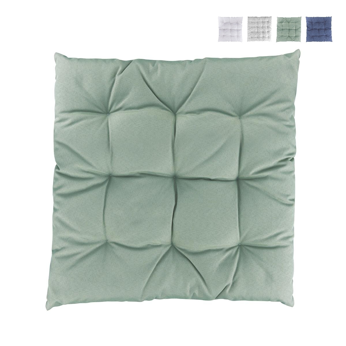 Coussin pour chaise d'extérieur rembourré déperlant 50x45cm Omari