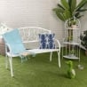 Angoliera 3 ripiani richiudibile in ferro 49x33xh.127cm bianco Veska Vente