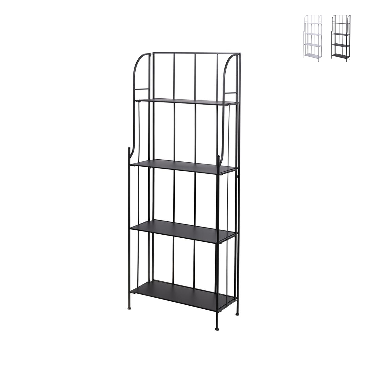 Étagère d'extérieur 4 niveaux en fer forgé pliable Durak