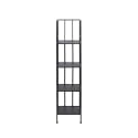 Scaffale da esterno slim 4 ripiani in ferro battuto richiudibile Nuvia Réductions
