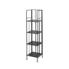 Scaffale da esterno slim 4 ripiani in ferro battuto richiudibile Nuvia Choix
